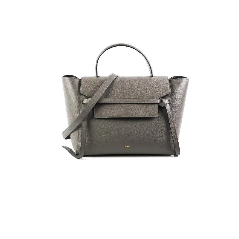 Dark - Hued Celine Bags for a Sophisticated and Timeless LookCeline Mini Belt Bag Grey