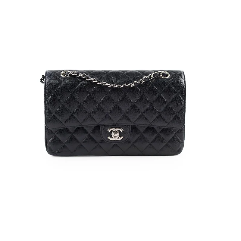 Chanel bags for women who love timeless fashionChanel Classic Flap Medium/Large Caviar Black - 29 Series